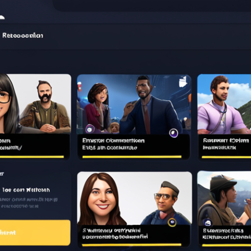 Home 15 **
Prompt: A vibrant Discord server interface showcasing organized channels for "Strategy," "Recruitment," and "Events," alongside a voice channel with avatars of players engaged in a lively discussion. Focus on clear communication and community engagement.
**