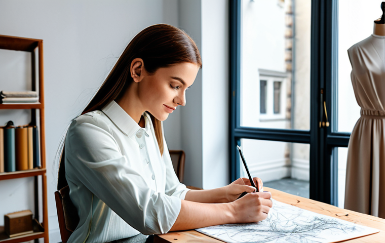 아레스 모바일 접속 최적화 - Modern Art Exhibit in the Louvre**

"A visitor fully clothed, admiring a modern art exhibit inside t...