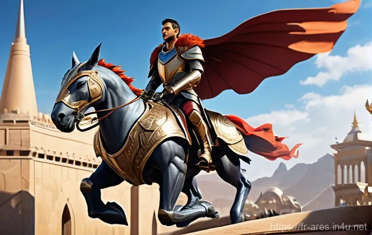 아레스 결투장 보상 - **Prompt:** A female adventurer, dressed in practical, yet stylish, adventurer's garb that fully cov...