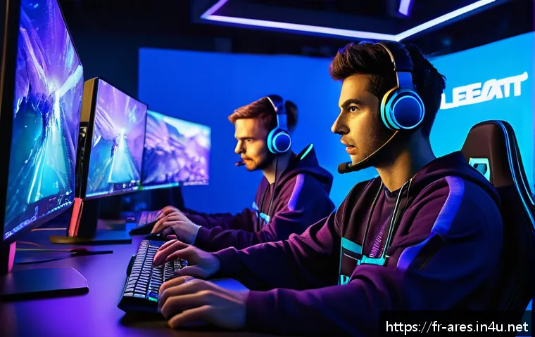 아레스 유저 채팅 명령어 - A dynamic esports team in a high-intensity gaming environment, focused on using rapid chat commands ...